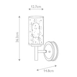 Heritage Brass Collier Mid-Century Wall Light