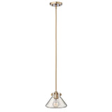 Congress Brushed Caramel Glass Pendant Light
