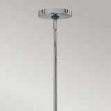 Contemporary Elegance: Congress Chrome Glass Chandelier