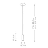 Dax LED  Mini Pendant  - Black Black