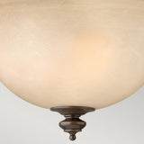 Dunhill Royal Bronze Semi-Flush Light Fixture