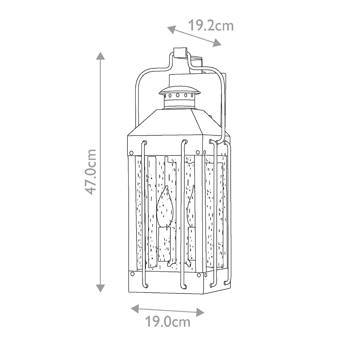 Fitzgerald Dual-Light Exterior Wall Sconce