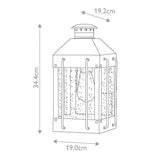 Fitzgerald Contemporary Outdoor Wall Lantern