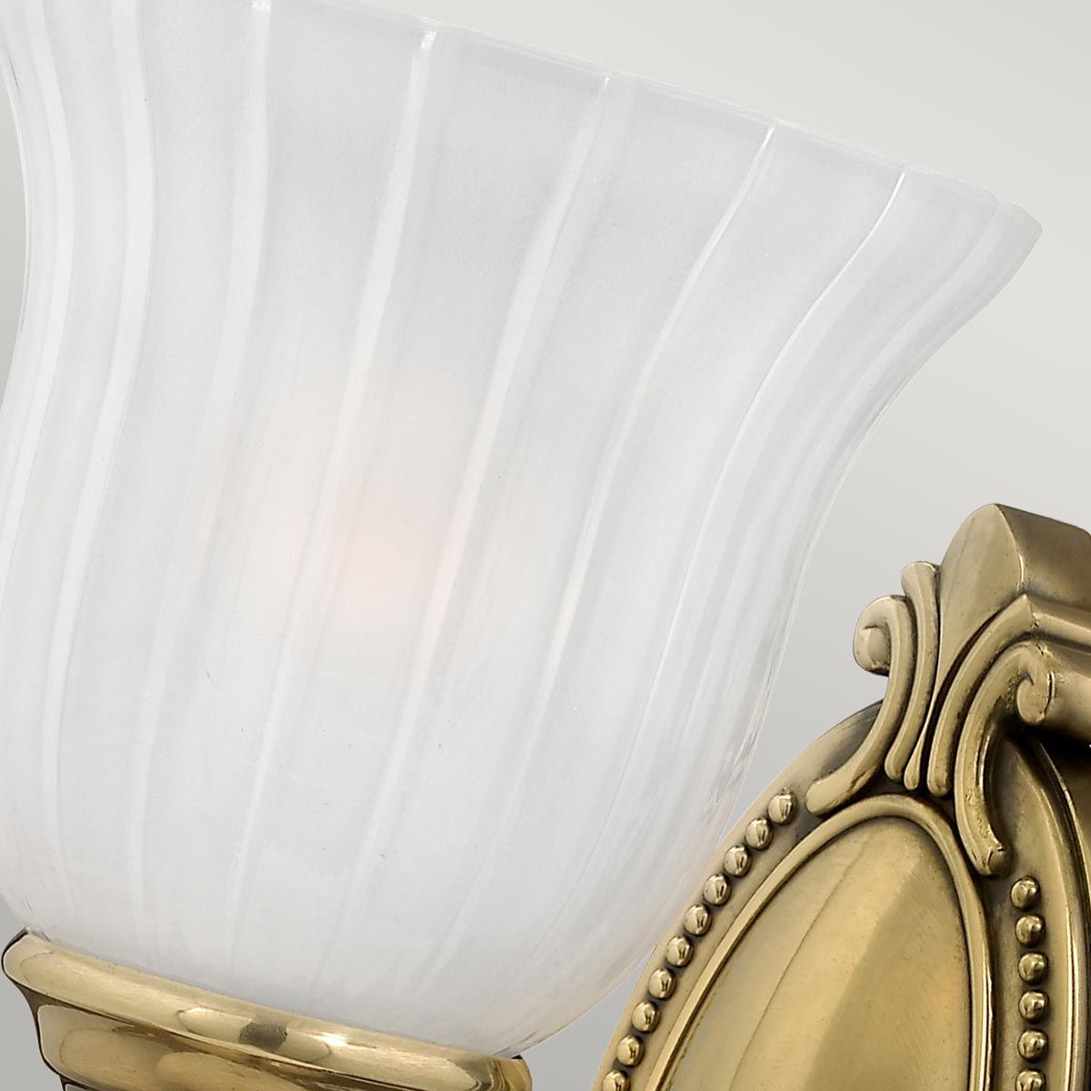 Francoise Brushed Brass Classic Bathroom Wall Light Fixture