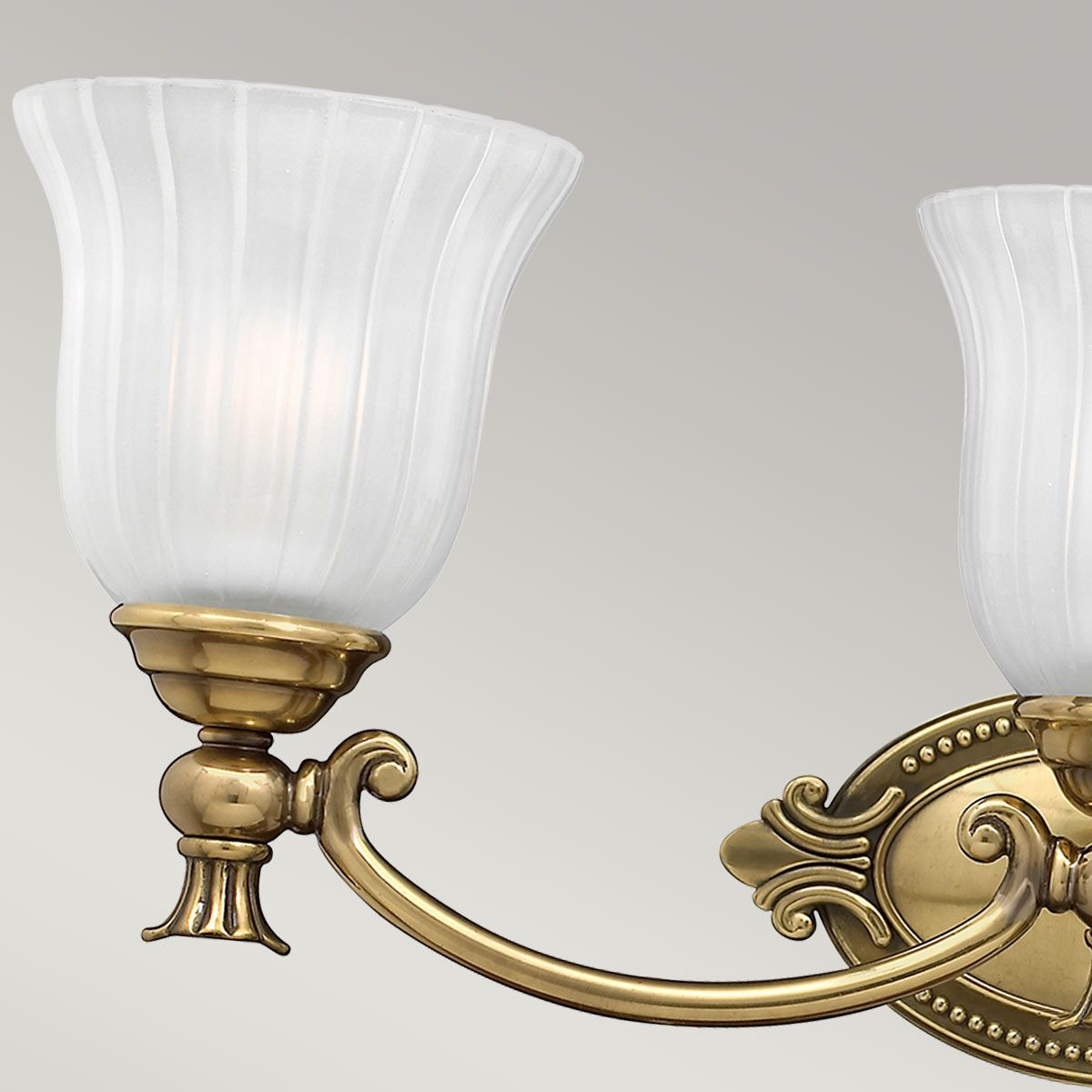Francoise Burnished Brass Triple Mirror Wall Sconce