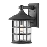 Freeport Large Textured Black Outdoor Wall Lantern