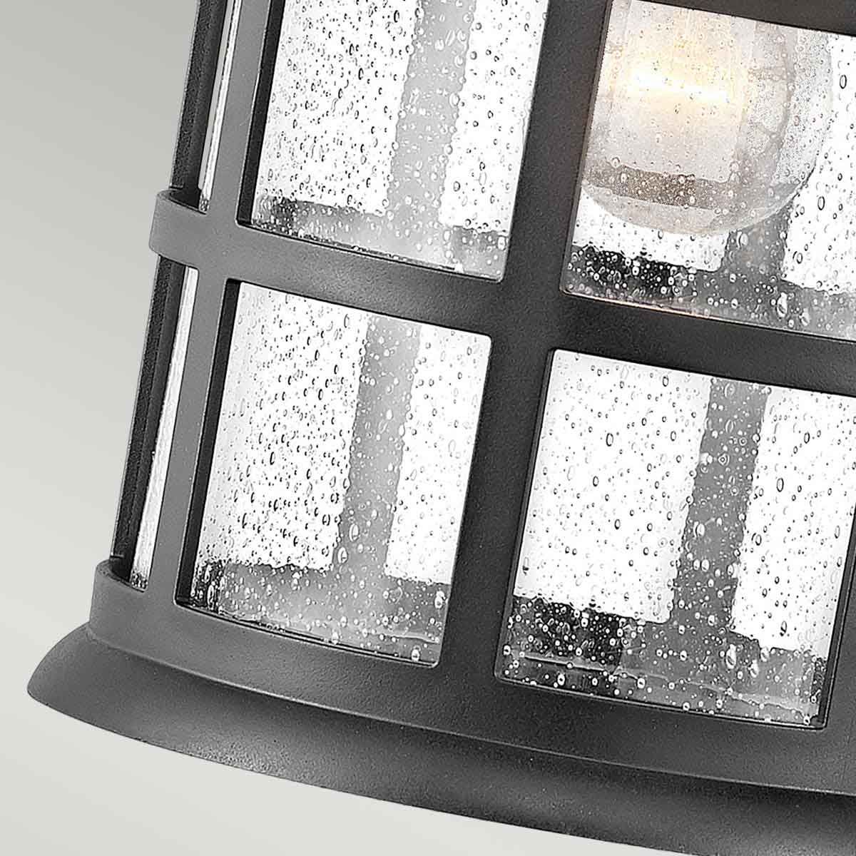 Freeport Large Textured Black Outdoor Wall Lantern