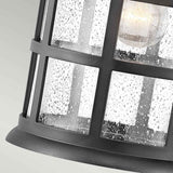 Freeport Large Textured Black Outdoor Wall Lantern
