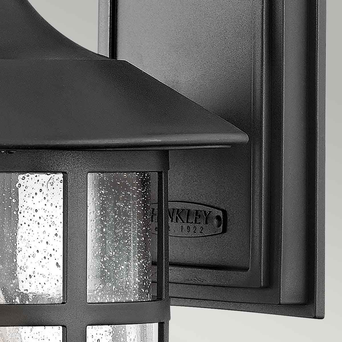 Freeport Large Textured Black Outdoor Wall Lantern