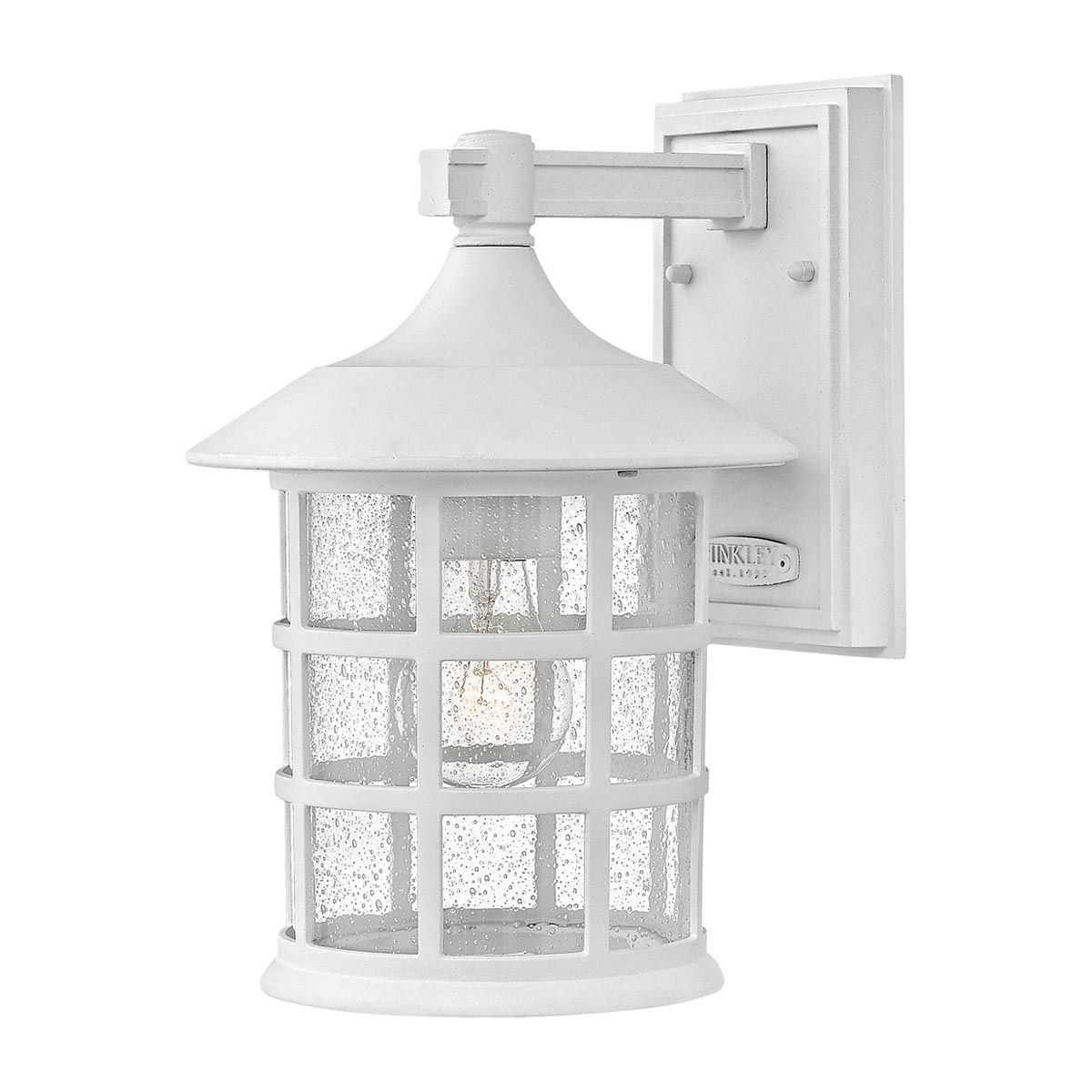 Freeport Medium Exterior Wall Lantern in Textured White