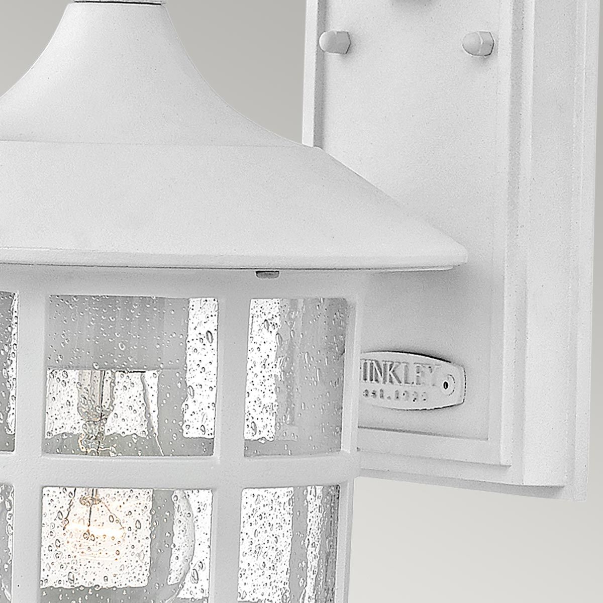 Freeport Medium Exterior Wall Lantern in Textured White