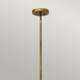 Fulton 13-Light Bronze Foyer Chandelier with Vintage Industrial Design