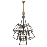 Fulton Industrial Elegance 7-Light Bronze Chandelier