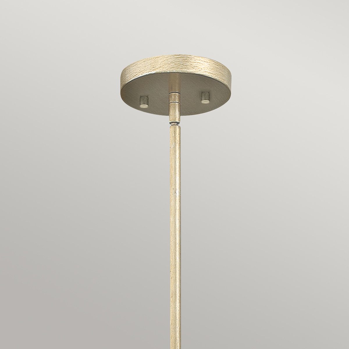 Gemma Radiant Crystal Pendant in Silver Leaf Finish
