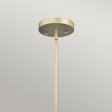 Gemma Radiant Crystal Pendant in Silver Leaf Finish