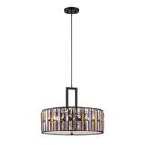 Timeless Elegance: The Gemma Vintage Bronze Pendant Chandelier