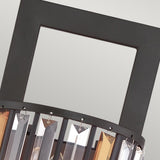 Vintage Bronze Gemma Dual-Light Crystal Wall Sconce