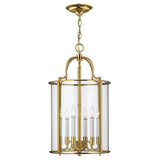 Gentry Grand Pendant in Polished Solid Brass