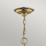Gentry Grand Pendant in Polished Solid Brass