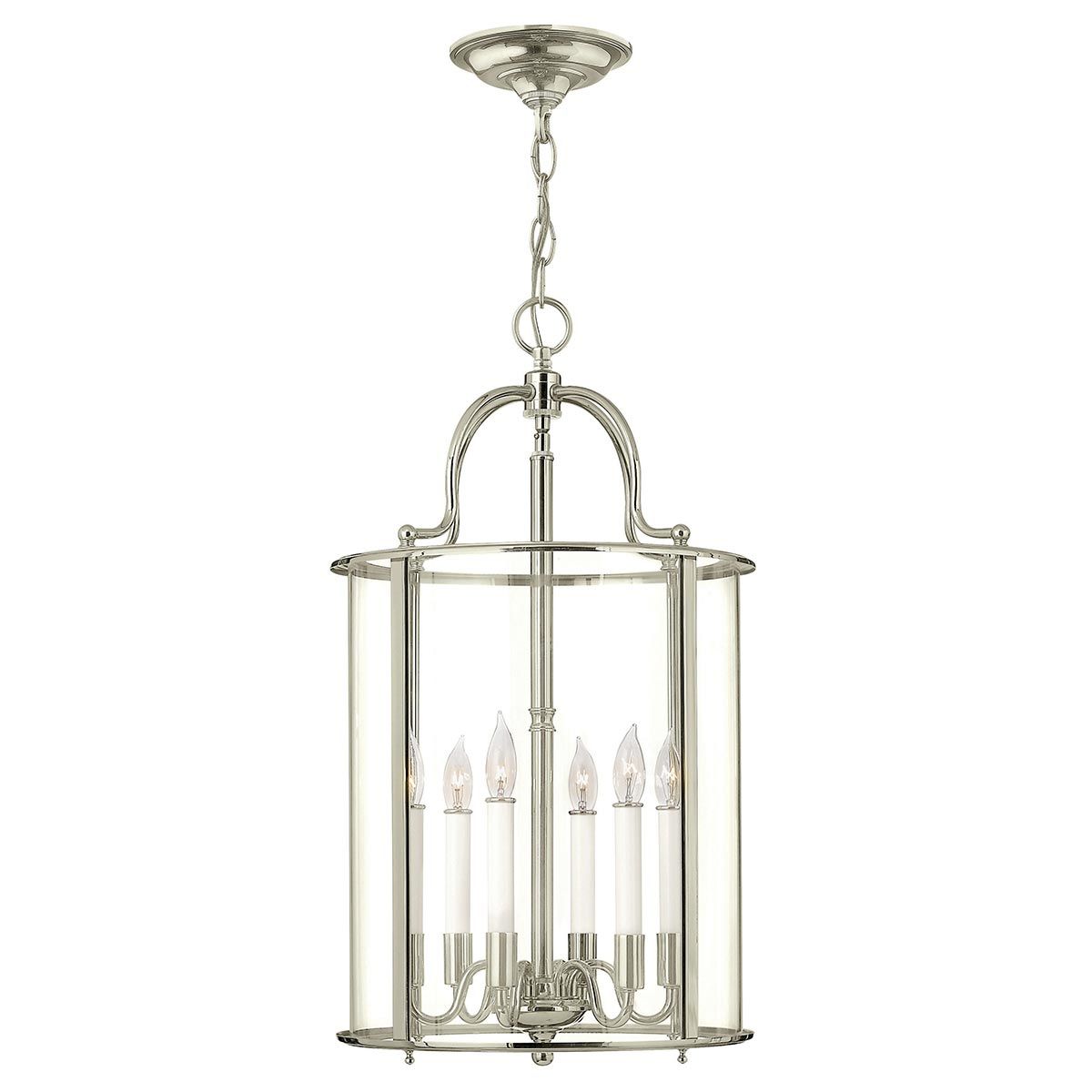 Timeless Elegance 6-Light Pendant in Polished Nickel