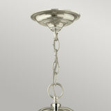 Timeless Elegance 6-Light Pendant in Polished Nickel