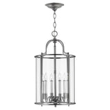 Gentry Grand Pendant Light in Pewter Finish