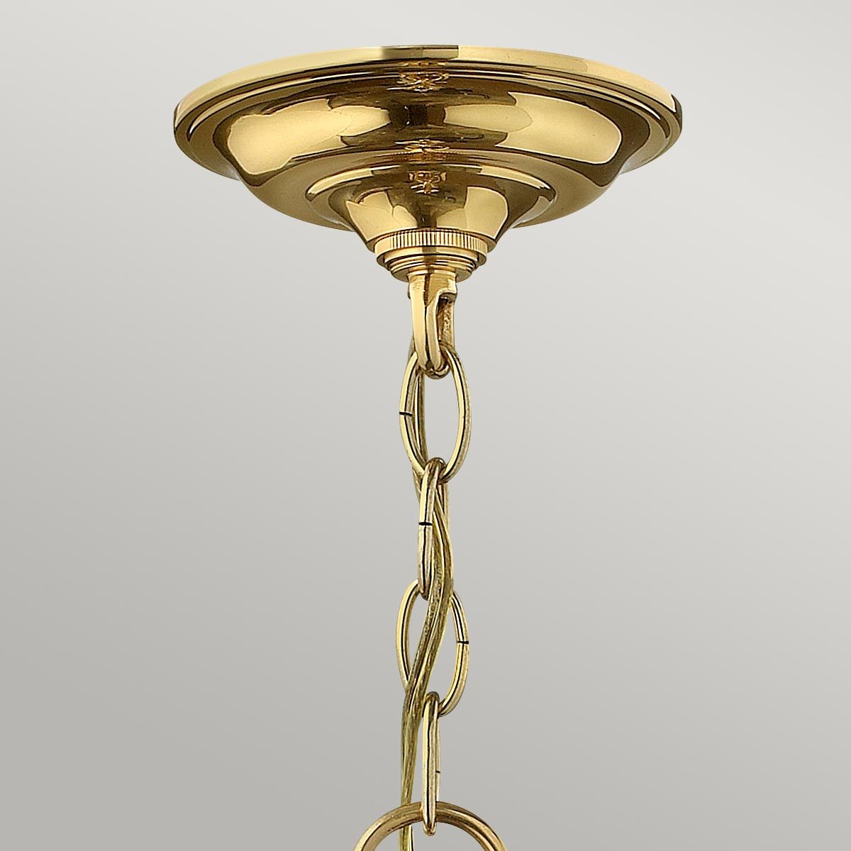 Gentry Medium Pendant in Lustrous Polished Brass