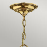 Gentry Medium Pendant in Lustrous Polished Brass
