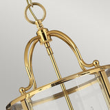 Gentry Medium Pendant in Lustrous Polished Brass