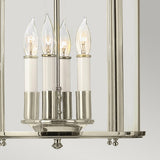 Gentry 4-Light Pendant in Polished Nickel Finish
