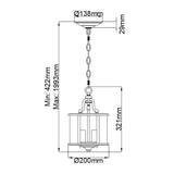 Gentry Collection: Polished Nickel Triple Light Pendant with Clear Glass