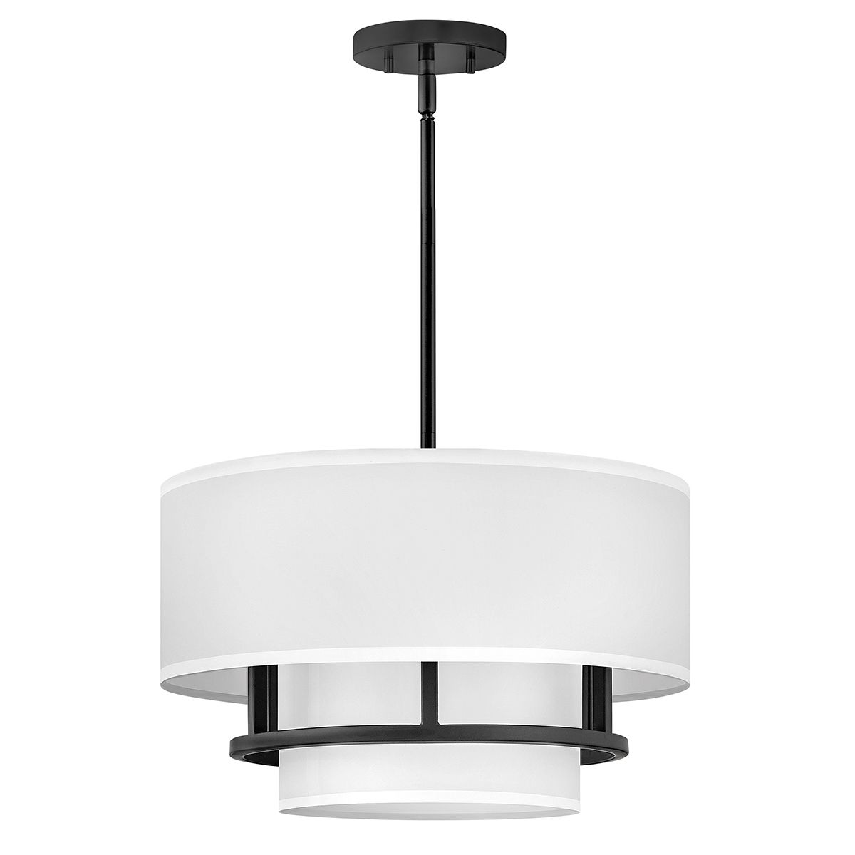Graham 3 Light  Duo Mount  - Black Black