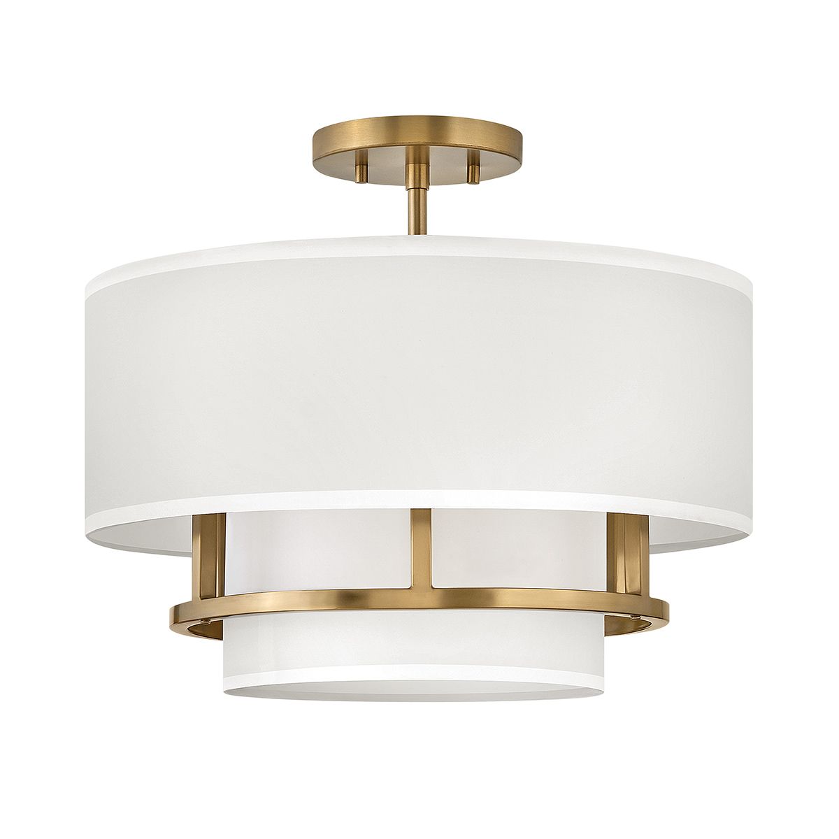 Graham 3 Light  Duo Mount  - Lacquered Brass Lacquered Brass