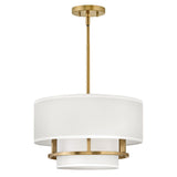 Graham 3 Light  Duo Mount  - Lacquered Brass Lacquered Brass
