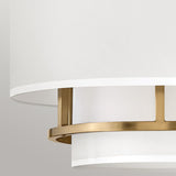 Graham 3 Light  Duo Mount  - Lacquered Brass Lacquered Brass