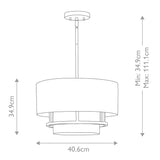 Graham 3 Light  Duo Mount  - Lacquered Brass Lacquered Brass