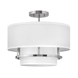 Graham 3 Light  Duo Mount  - Polished Nickel Polished Nickel