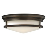 Hadley 3-Light Flush Mount in Oil Rubbed Bronze Finish