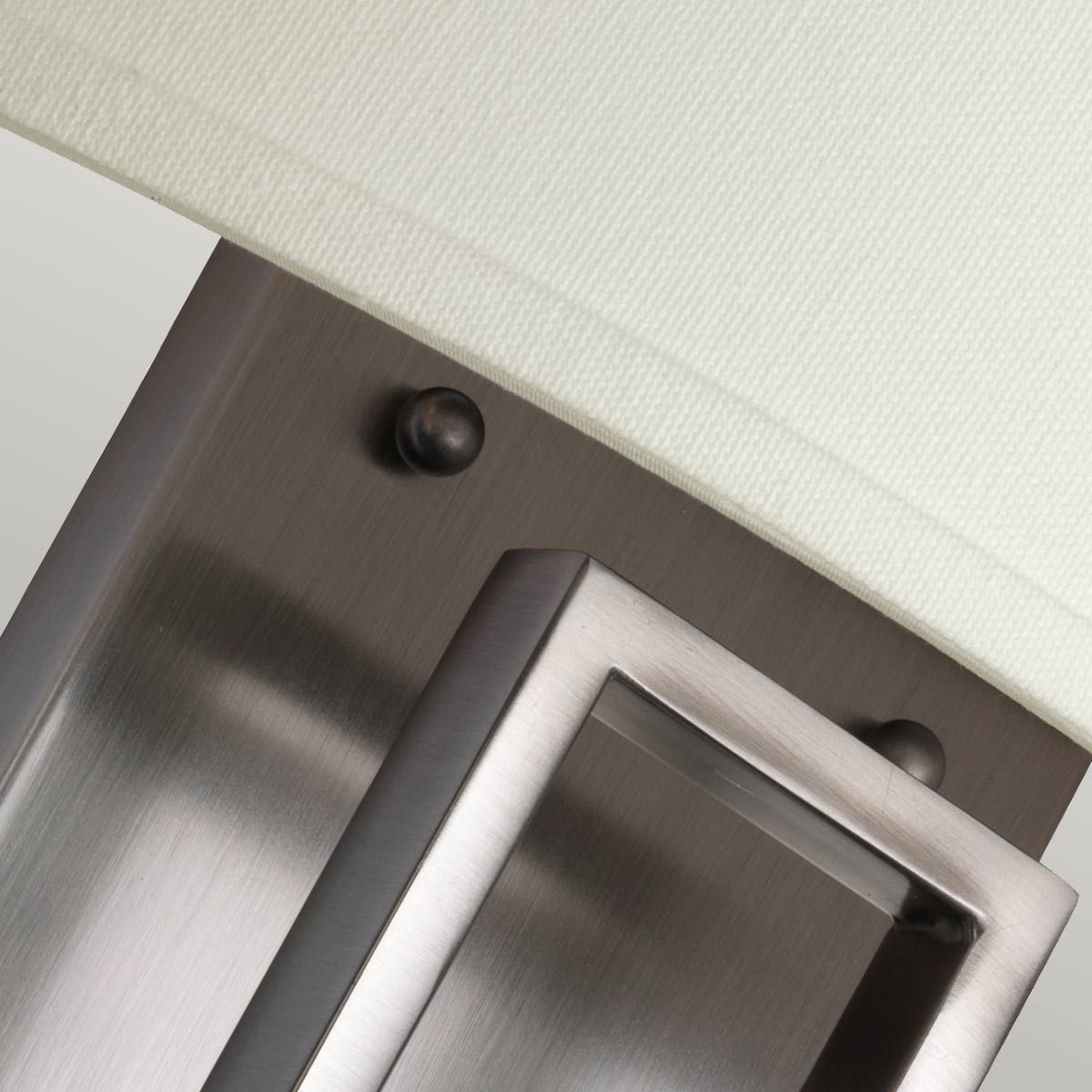 Hampton Dual-Light Wall Sconce in Antique Nickel Finish