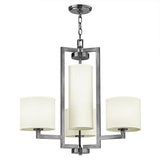 Hampton 4-Light Modern Chained Chandelier in Antique Nickel