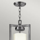 Hampton 4-Light Modern Chained Chandelier in Antique Nickel