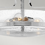 Harper 3 Light Medium Semi-Flush Polished Chrome