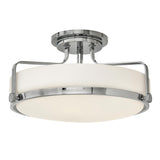 Harper Medium Retro Semi-Flush Light - Polished Chrome Finish