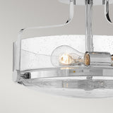 Harper 3 Light Small Semi-Flush Polished Chrome