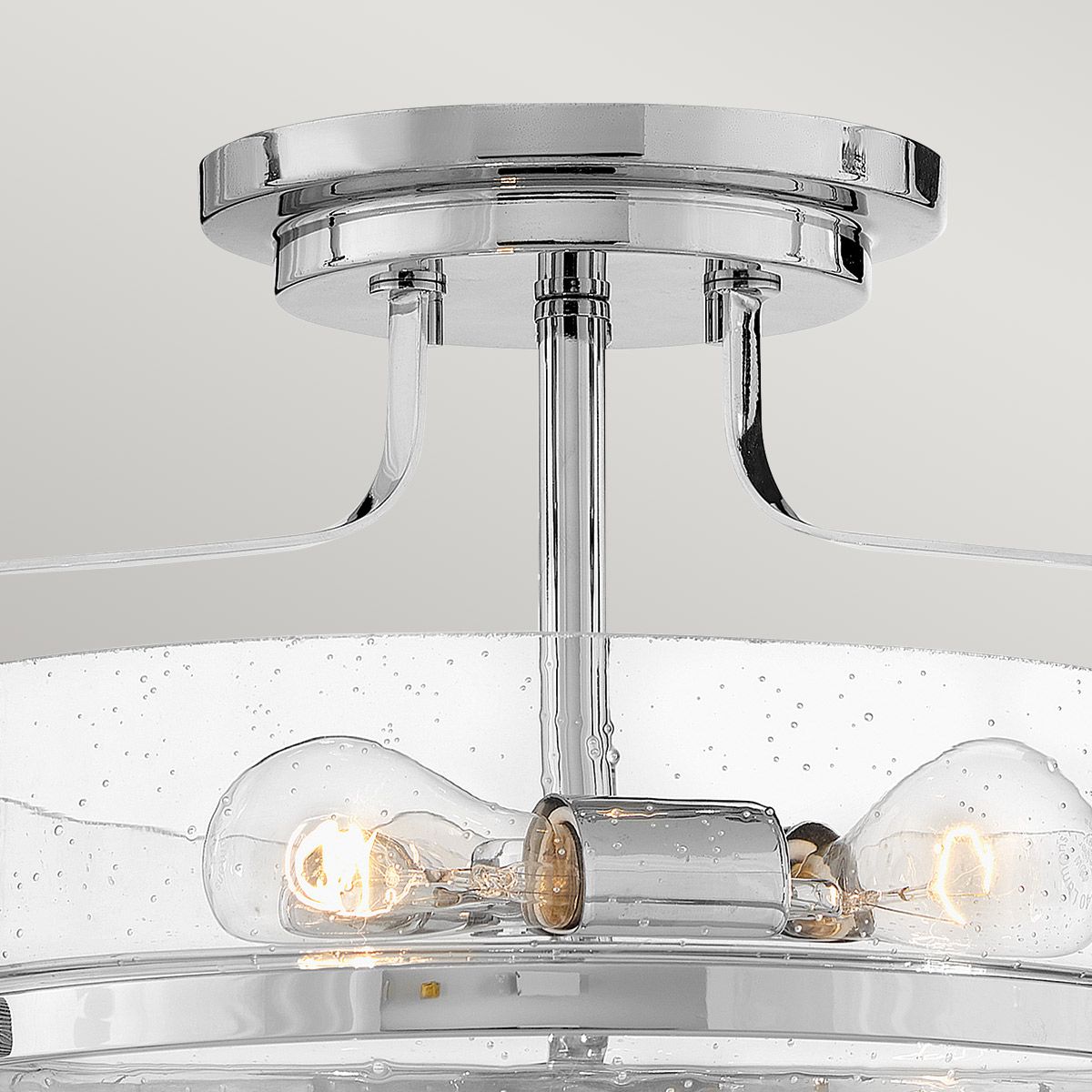 Harper 3 Light Medium Semi-Flush Polished Chrome
