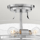 Harper 3 Light Medium Semi-Flush Polished Chrome