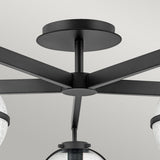 Hollis 5 Light Semi-Flush Black