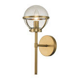 Hollis Art Deco-Inspired Heritage Brass Wall Sconce