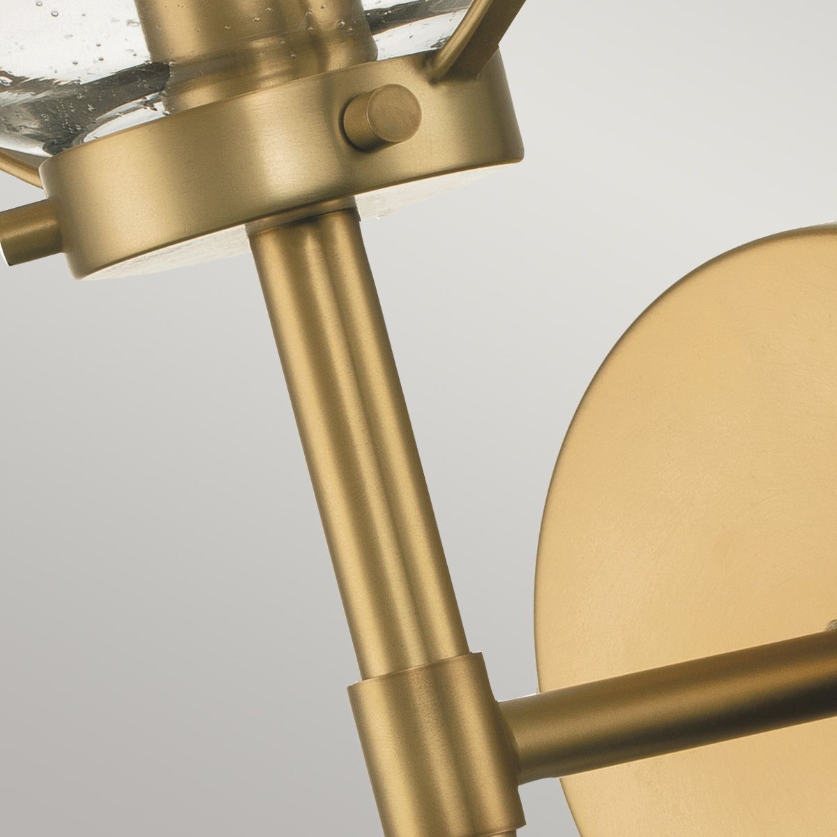Hollis Art Deco-Inspired Heritage Brass Wall Sconce