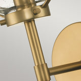 Hollis Art Deco-Inspired Heritage Brass Wall Sconce
